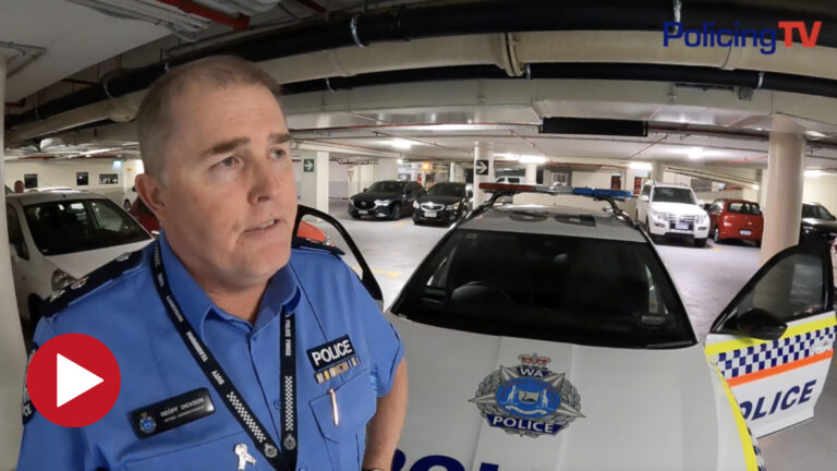 Talking with Acting Superintendent Geoff Dickson of Western Australia Police