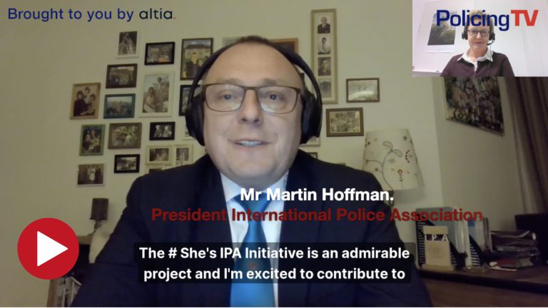 Meeting the International Police Association President Mr Martin